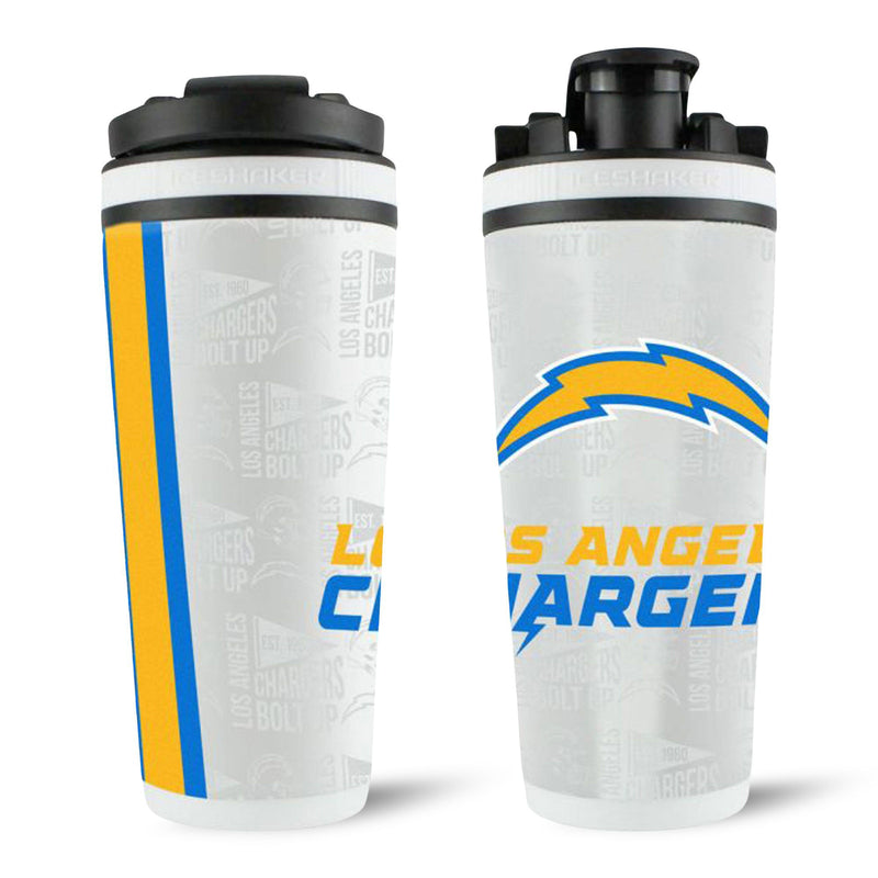 Load image into Gallery viewer, Officially Licensed Los Angeles Chargers 26oz Ice Shaker
