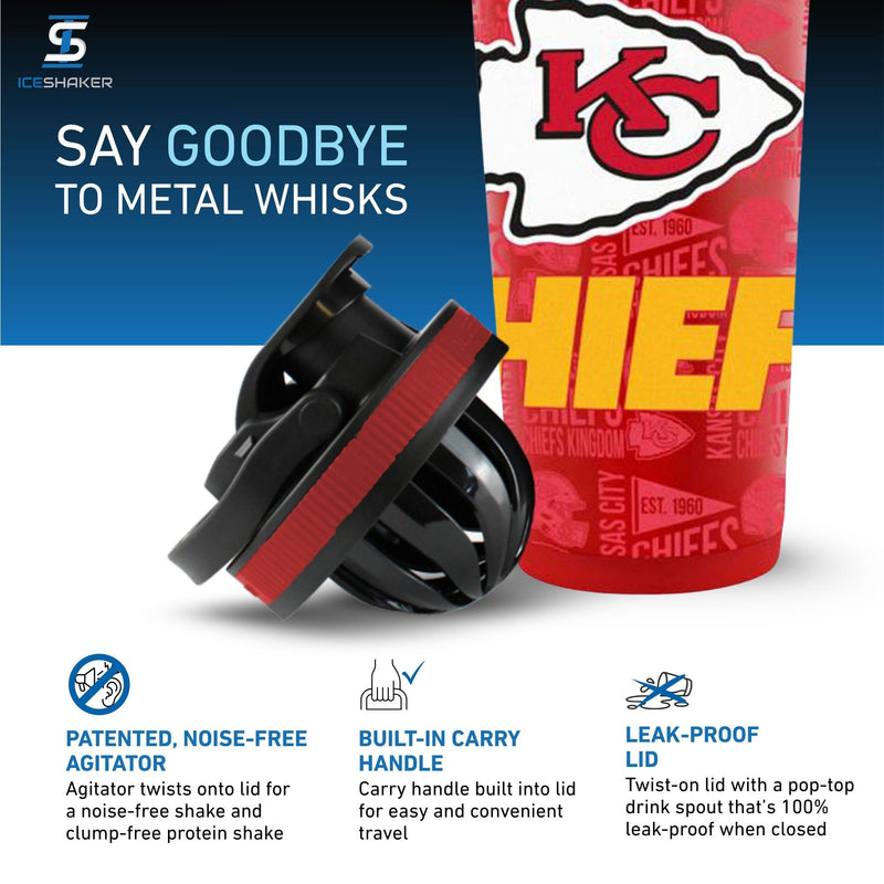 Load image into Gallery viewer, Officially Licensed Kansas City Chiefs 26oz Ice Shaker
