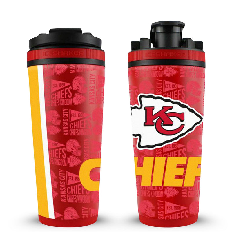 Load image into Gallery viewer, Officially Licensed Kansas City Chiefs 26oz Ice Shaker
