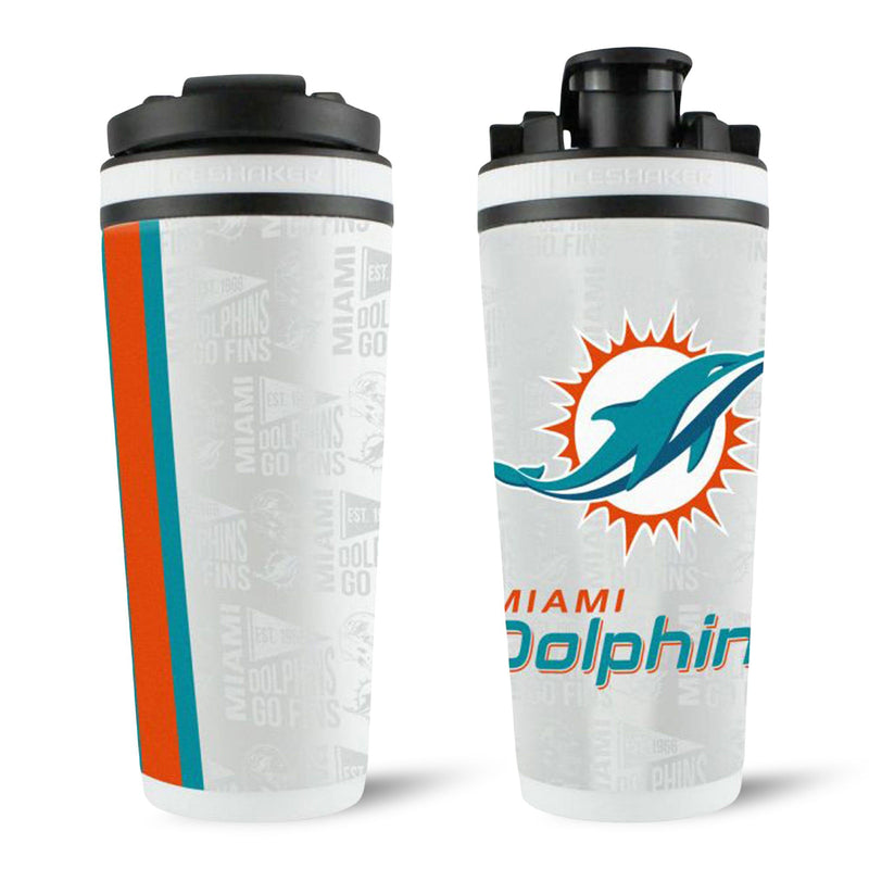 Load image into Gallery viewer, Officially Licensed Miami Dolphins 4D Ice Shaker
