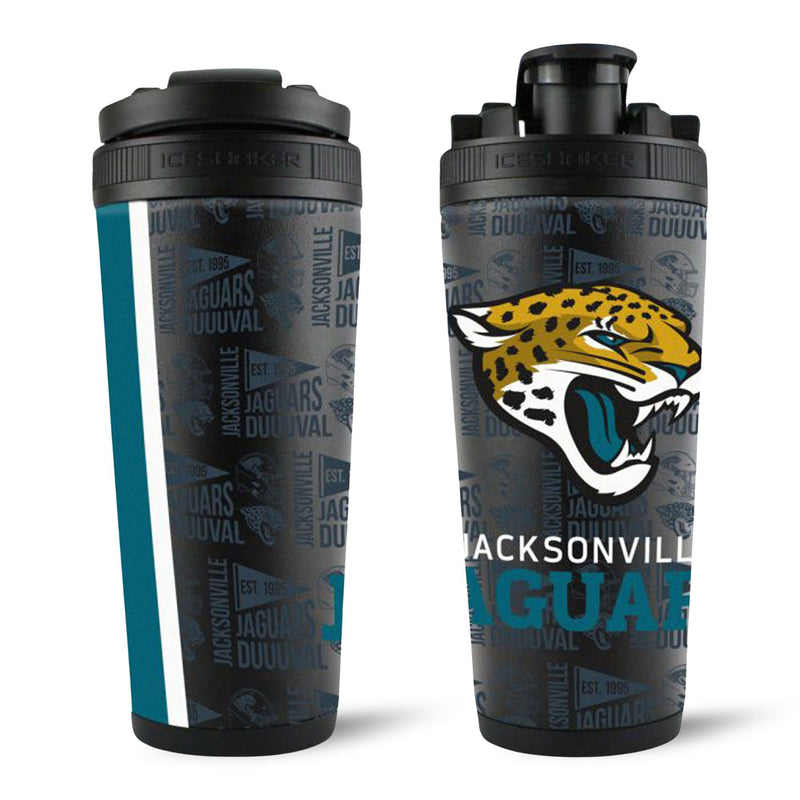 Load image into Gallery viewer, Officially Licensed Jacksonville Jaguars 26oz Ice Shaker
