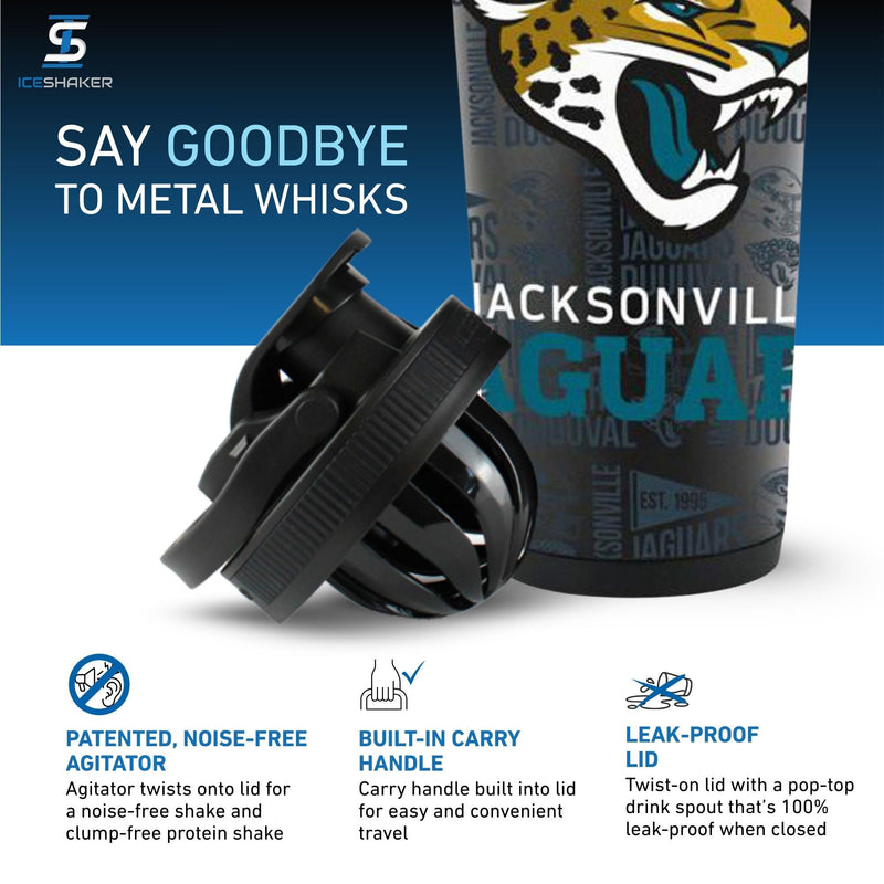 Load image into Gallery viewer, Officially Licensed Jacksonville Jaguars 4D Ice Shaker
