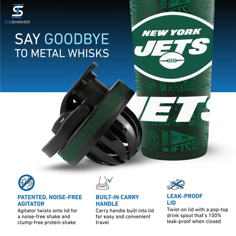 Load image into Gallery viewer, Officially Licensed New York Jets 4D Ice Shaker
