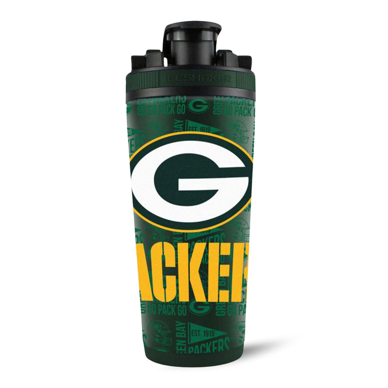 Load image into Gallery viewer, Officially Licensed Green Bay Packers 26oz Ice Shaker

