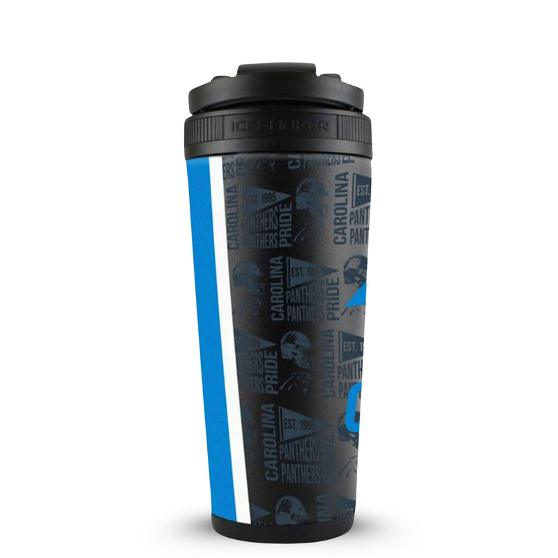 Load image into Gallery viewer, Officially Licensed Carolina Panthers 4D Ice Shaker
