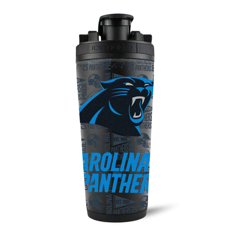 Load image into Gallery viewer, Officially Licensed Carolina Panthers 4D Ice Shaker
