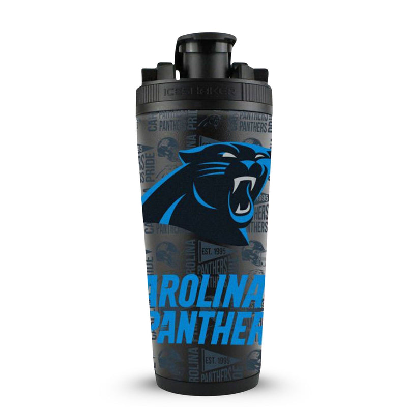 Load image into Gallery viewer, Officially Licensed Carolina Panthers 4D Ice Shaker
