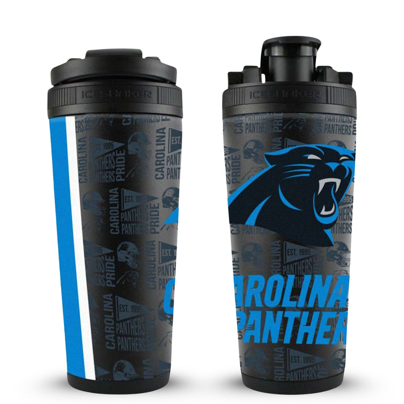 Load image into Gallery viewer, Officially Licensed Carolina Panthers 4D Ice Shaker
