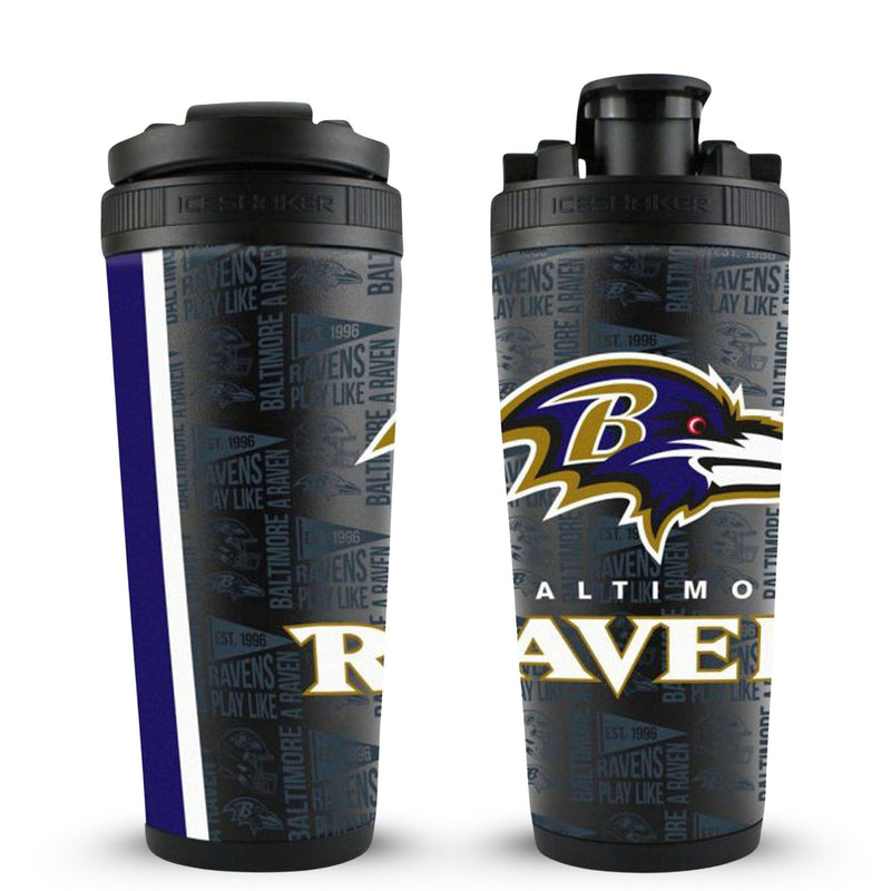 Load image into Gallery viewer, Officially Licensed Baltimore Ravens 4D Ice Shaker
