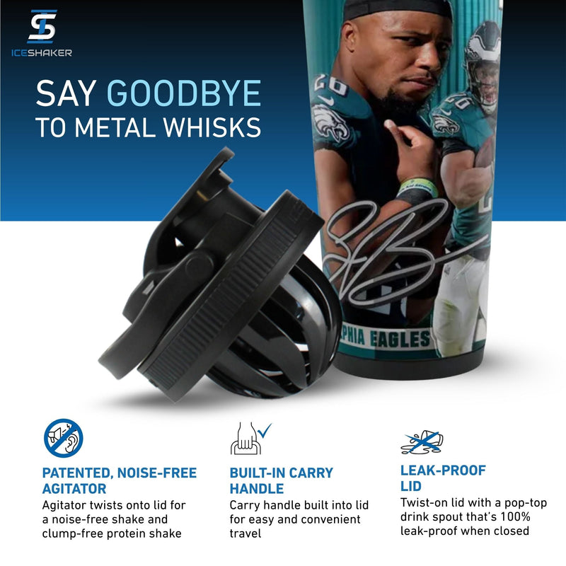 Load image into Gallery viewer, Officially Licensed Philadelphia Eagles 26oz Ice Shaker
