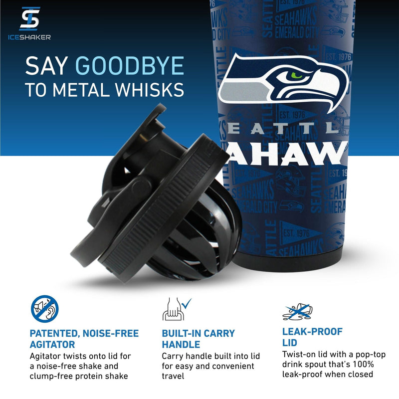 Load image into Gallery viewer, Officially Licensed Seattle Seahawks 4D Ice Shaker
