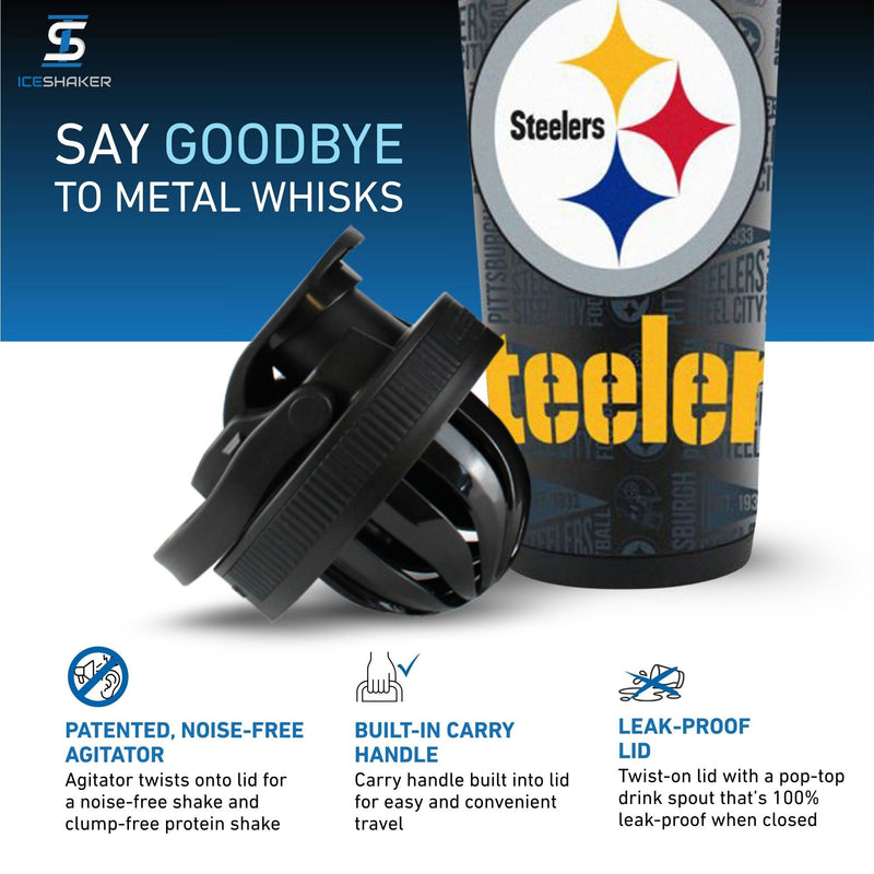 Load image into Gallery viewer, Officially Licensed Pittsburgh Steelers 4D Ice Shaker
