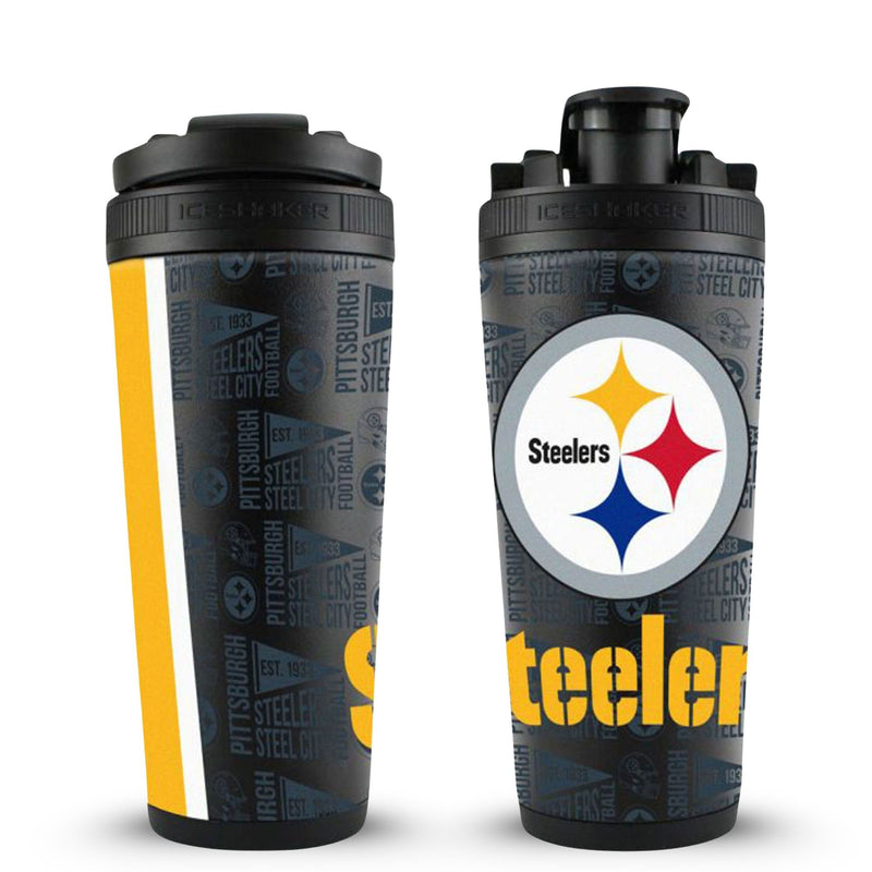 Load image into Gallery viewer, Officially Licensed Pittsburgh Steelers 4D Ice Shaker
