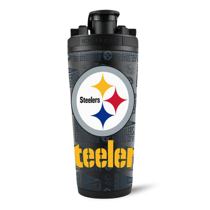 Load image into Gallery viewer, Officially Licensed Pittsburgh Steelers 26oz Ice Shaker
