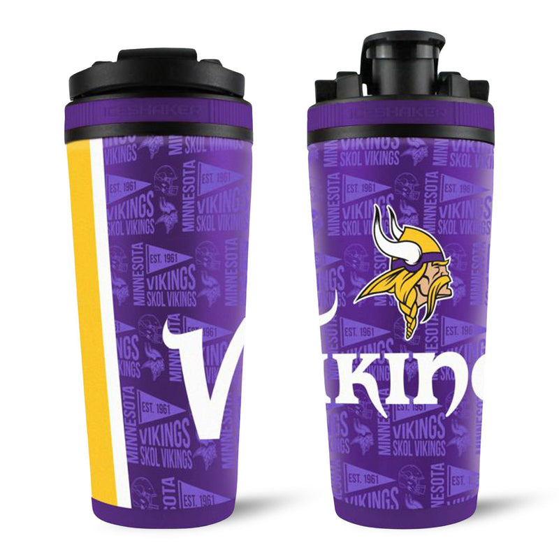 Load image into Gallery viewer, Officially Licensed Minnesota Vikings 26oz Ice Shaker
