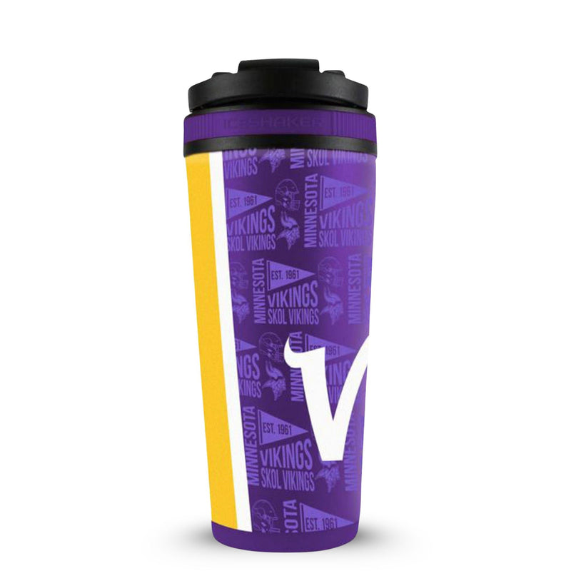 Load image into Gallery viewer, Officially Licensed Minnesota Vikings 26oz Ice Shaker
