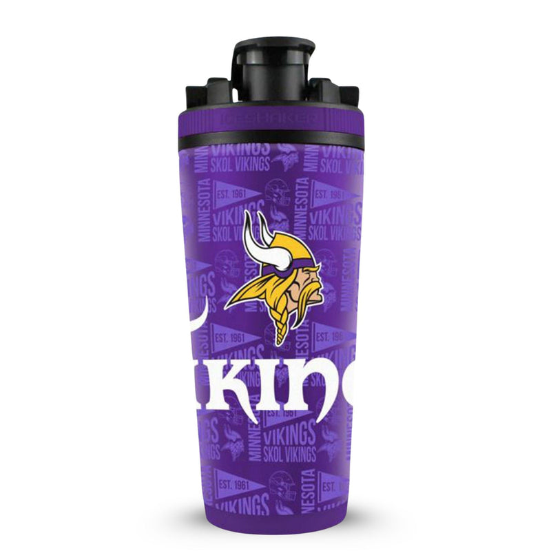 Load image into Gallery viewer, Officially Licensed Minnesota Vikings 4D Ice Shaker
