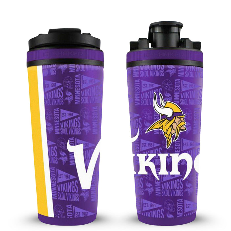 Load image into Gallery viewer, Officially Licensed Minnesota Vikings 4D Ice Shaker
