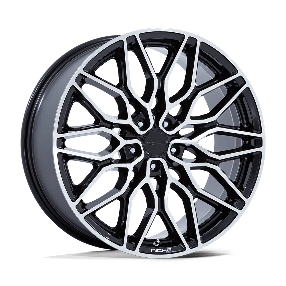 Niche 1 Pc Nc277 Calabria 5 Gloss Black Machined