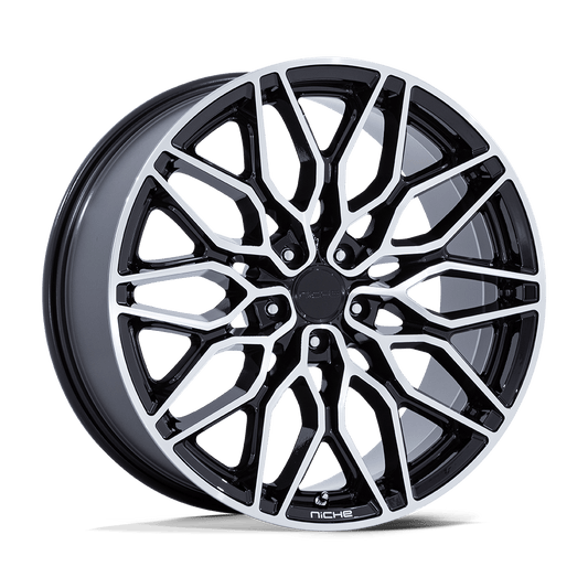 Niche 1 Pc Nc277 Calabria 5 Gloss Black Machined