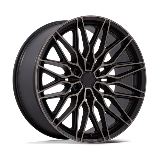 Niche 1 Pc Nc278 Calabria 6 Matte Black Machined W/ Dark Tint