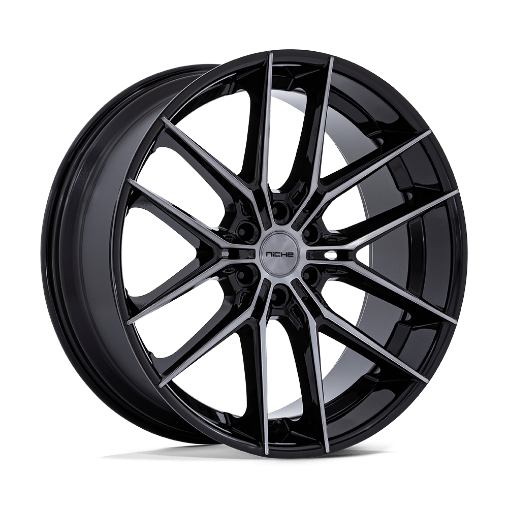 Niche 1 Pc Nc280 Prodigy 6 Gloss Black Dark Tinted Clear