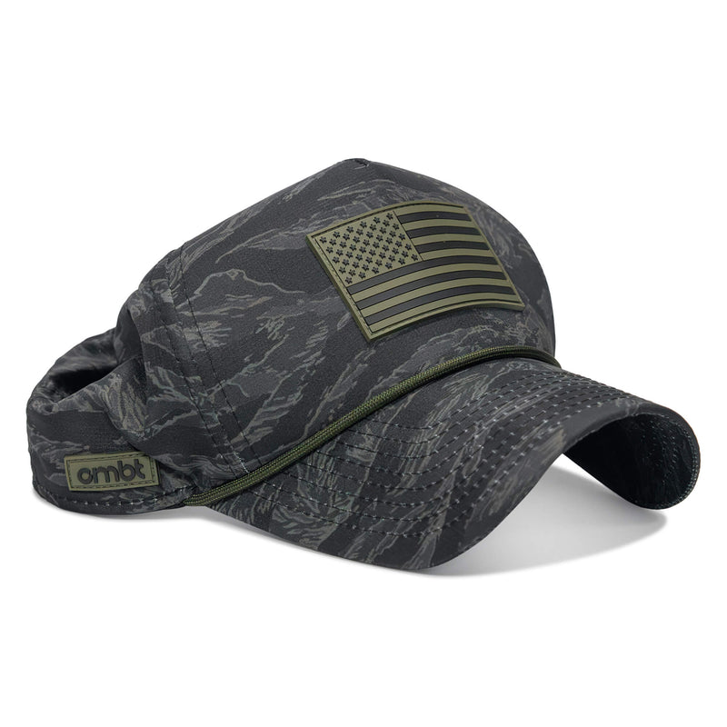 Load image into Gallery viewer, American Flag PVC Patch Waterproof Weekender Snapback
