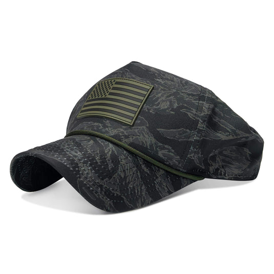 American Flag PVC Patch Waterproof Weekender Snapback