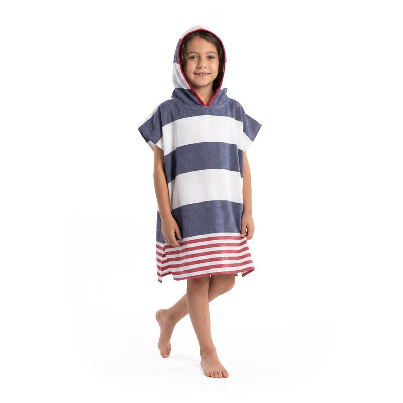 Load image into Gallery viewer, Landon Kids Turkish Cotton Poncho
