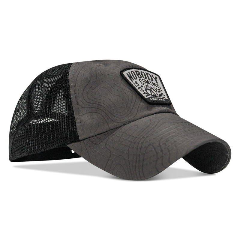Load image into Gallery viewer, Nobody Is Coming To Save You Skull Patch Ripstop Snapback

