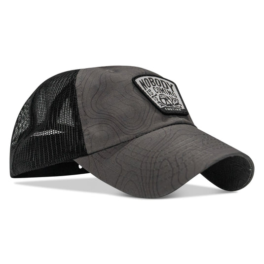 Nobody Is Coming To Save You Skull Patch Ripstop Snapback