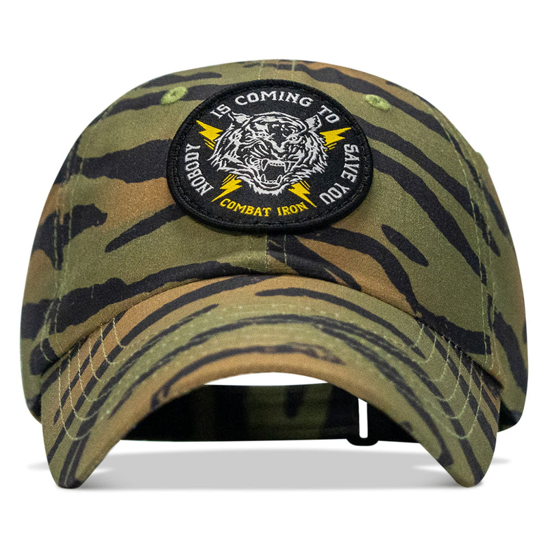 Load image into Gallery viewer, Nobody is Coming To Save You Patch Tactical Ripstop Mesh Snapback Hat
