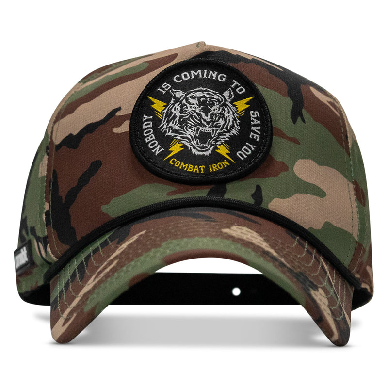 Load image into Gallery viewer, Nobody Is Coming To Save You Patch Waterproof Weekender Snapback
