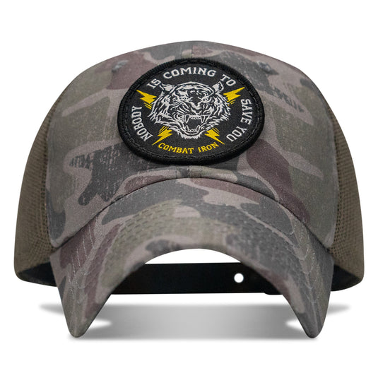 Nobody is Coming To Save You Patch Tactical Ripstop Mesh Snapback Hat