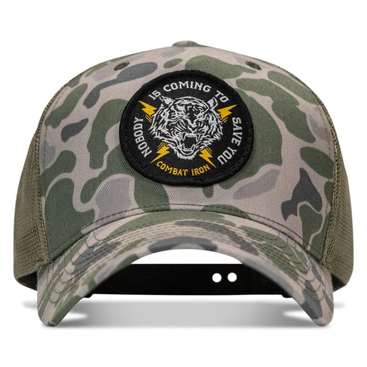 Nobody Is Coming To Save You Patch Snapback Hat
