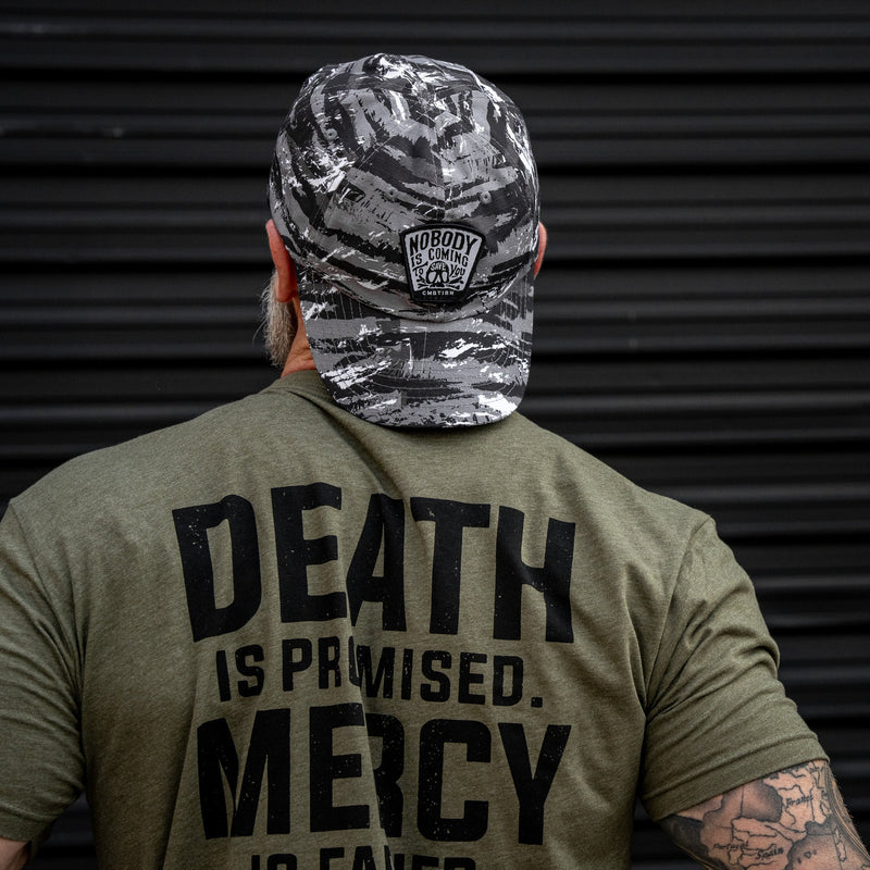 Load image into Gallery viewer, Nobody Is Coming To Save You Skull Patch Ripstop Snapback

