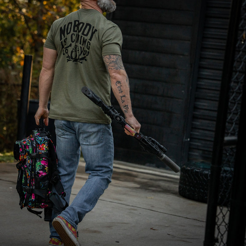 Load image into Gallery viewer, Nobody Is Coming To Save You Skull Men's T-Shirt
