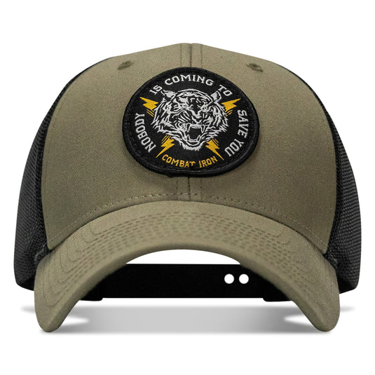 Nobody Is Coming To Save You Patch Snapback Hat