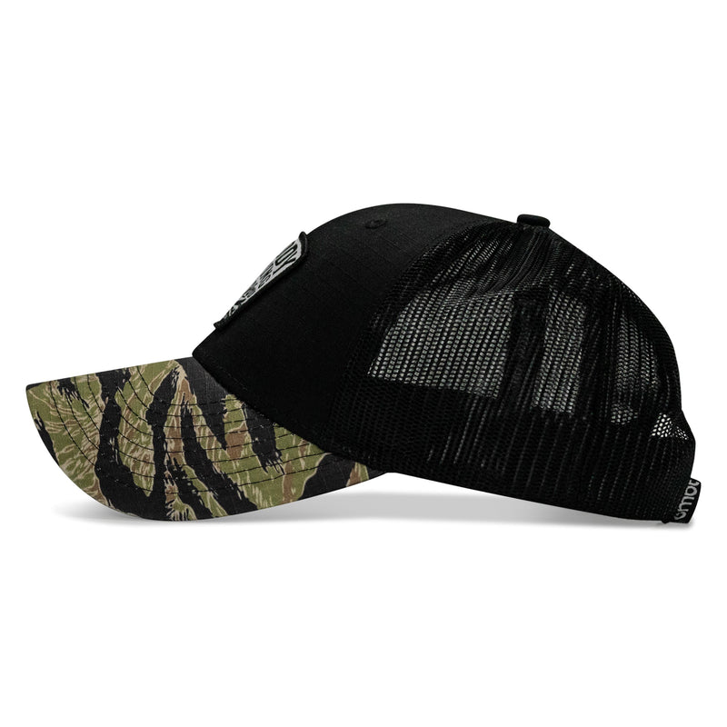 Load image into Gallery viewer, Nobody Is Coming To Save You Skull Patch Original Ripstop Snapback Hat
