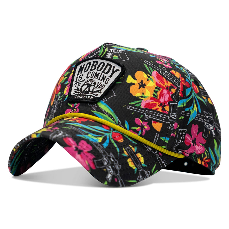 Load image into Gallery viewer, Nobody Is Coming To Save You Skull Patch Waterproof Weekender Snapback
