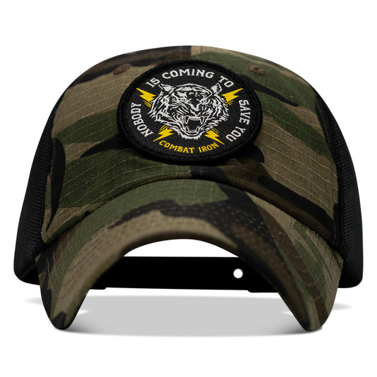 Nobody is Coming To Save You Patch Tactical Ripstop Mesh Snapback Hat