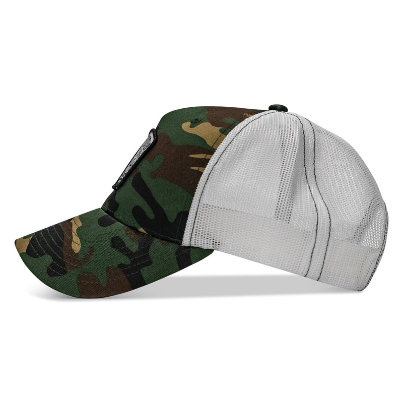 Load image into Gallery viewer, Nobody Is Coming To Save You Skull Patch Snapback Hat
