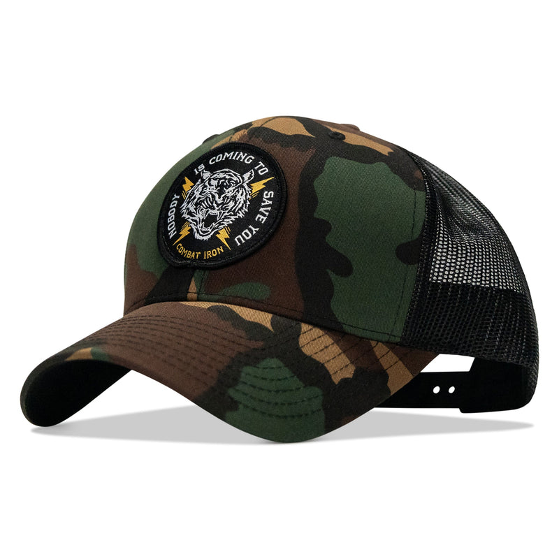 Load image into Gallery viewer, Nobody Is Coming To Save You Patch Snapback Hat
