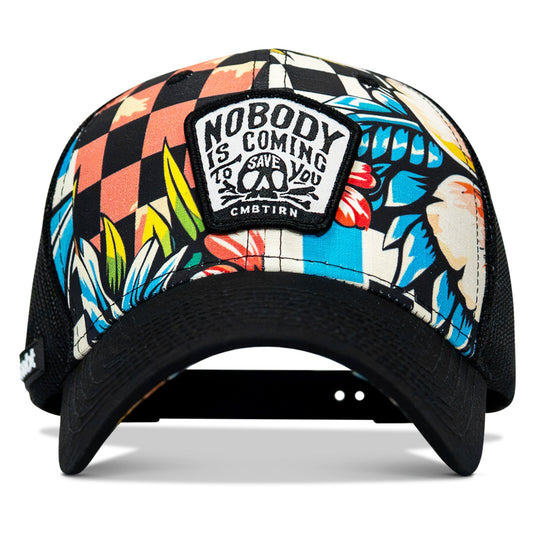 Nobody Is Coming To Save You Skull Patch Original Ripstop Snapback Hat