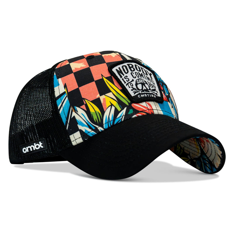 Load image into Gallery viewer, Nobody Is Coming To Save You Skull Patch Original Ripstop Snapback Hat
