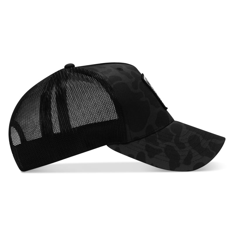 Load image into Gallery viewer, Nobody Is Coming To Save You Skull Patch Snapback Hat
