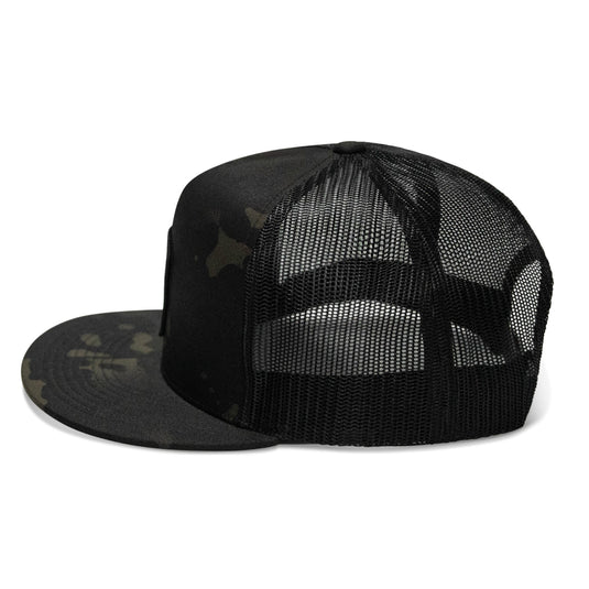 Nobody Is Coming To Save You Skull Patch Flatbill Snapback Hat