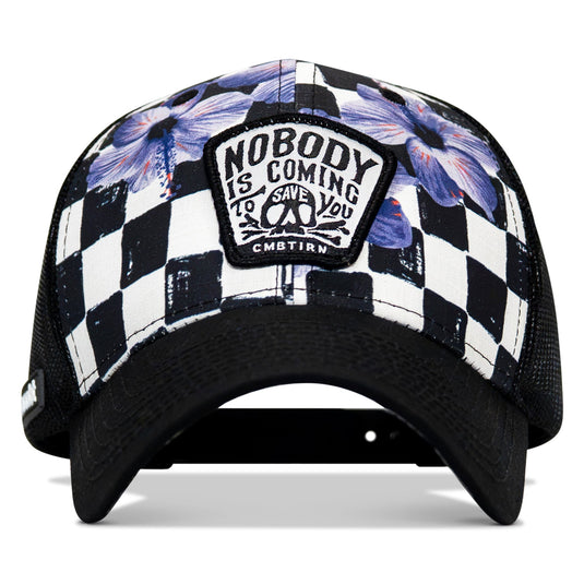 Nobody Is Coming To Save You Skull Patch Original Ripstop Snapback Hat