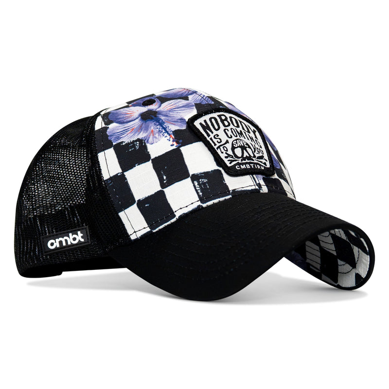 Load image into Gallery viewer, Nobody Is Coming To Save You Skull Patch Original Ripstop Snapback Hat
