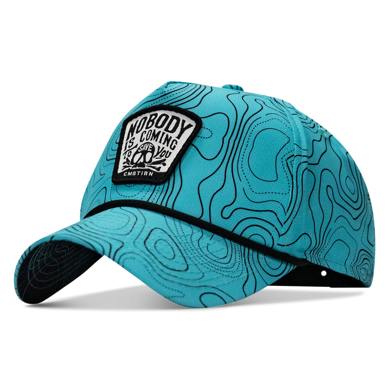 Load image into Gallery viewer, Nobody Is Coming To Save You Skull Patch Waterproof Weekender Snapback
